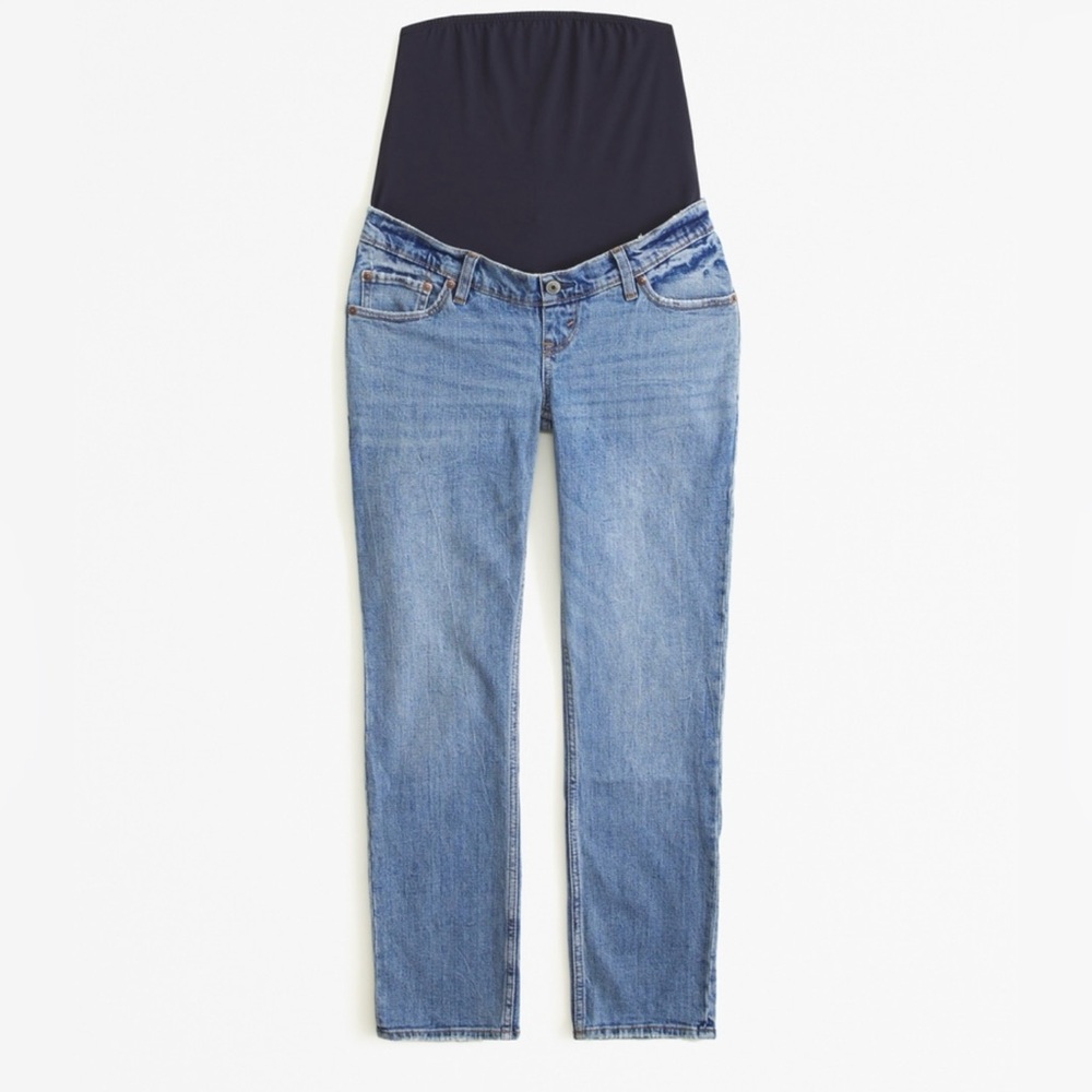 Abercrombie ankle straight maternity jean size 27 long